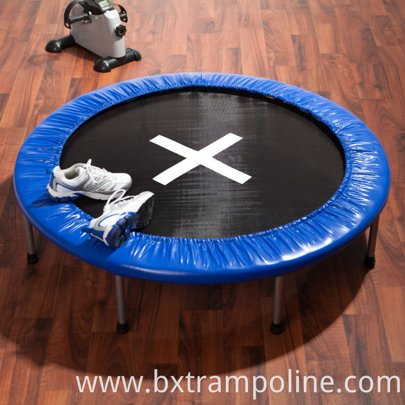 36" Mini Trampoline Exercise Trampolines with Safety Pad, Fitness Rebounder Trampoline for Adults Kids Indoor Outdoor Exercise